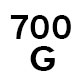 700g
