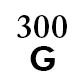 300g